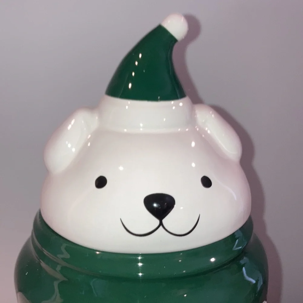 NIB 🐶🎅 SANTA PAWS - Rae Dunn - Dog Puppy Canister Treat Jar Holidays Christmas